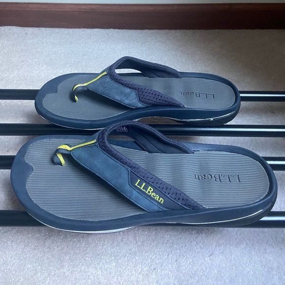 LL BEAN Men Swift River Sports Waterproof Leather Sandals - NEW NWOB